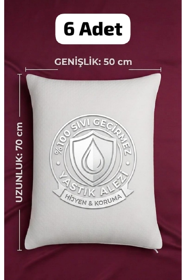 Zippered Pillow Protector Liquid Proof Mattress Protector 6 Pack