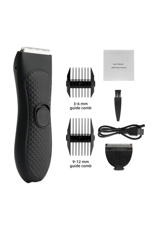Style A Set1 Men's Electric Groin Hair Trimmer Pubic Hair Removal Intimate Areas Body Grooming Clipp
