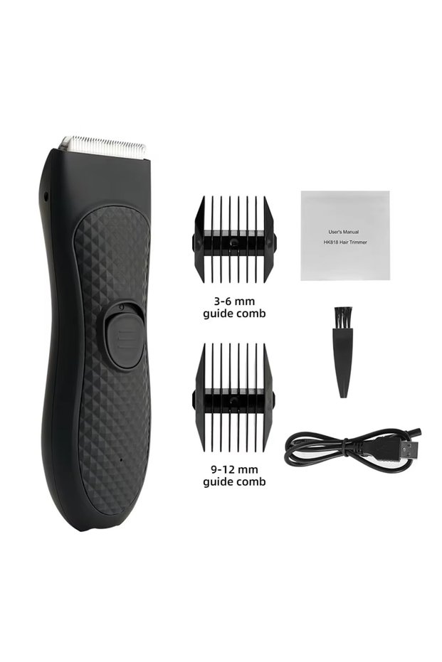 Style A Men's Electric Groin Hair Trimmer Pubic Hair Removal Intimate Areas Body Grooming Clipper Ep