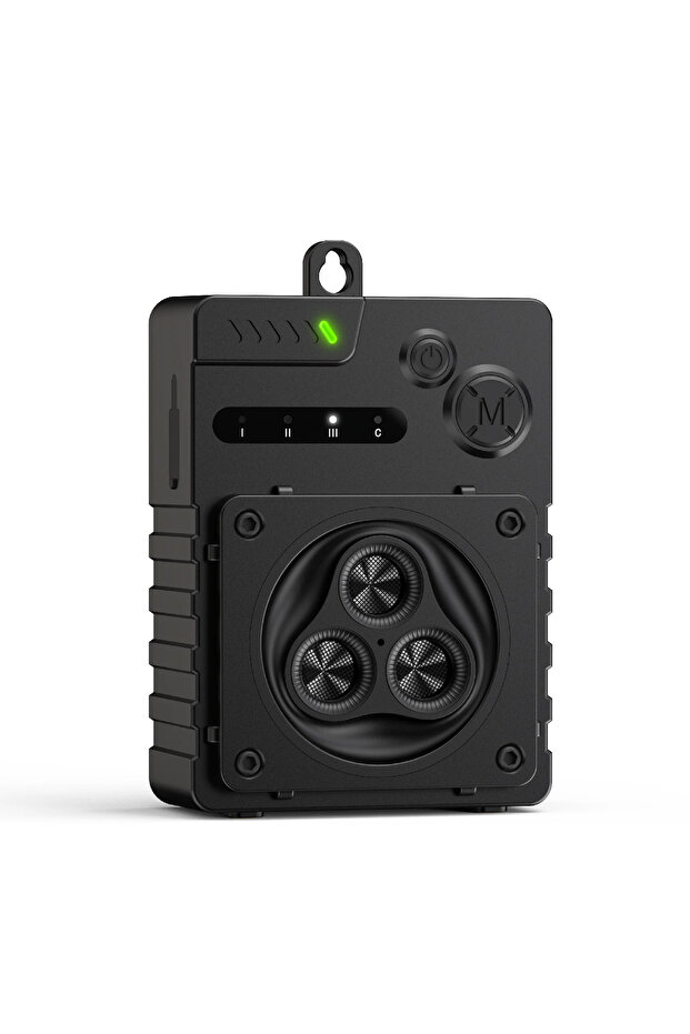 Black PuPoPan Bark Repellent Automatic Ultrasonic Dog Anti-Bark Device Rechargeable High Power Indoo