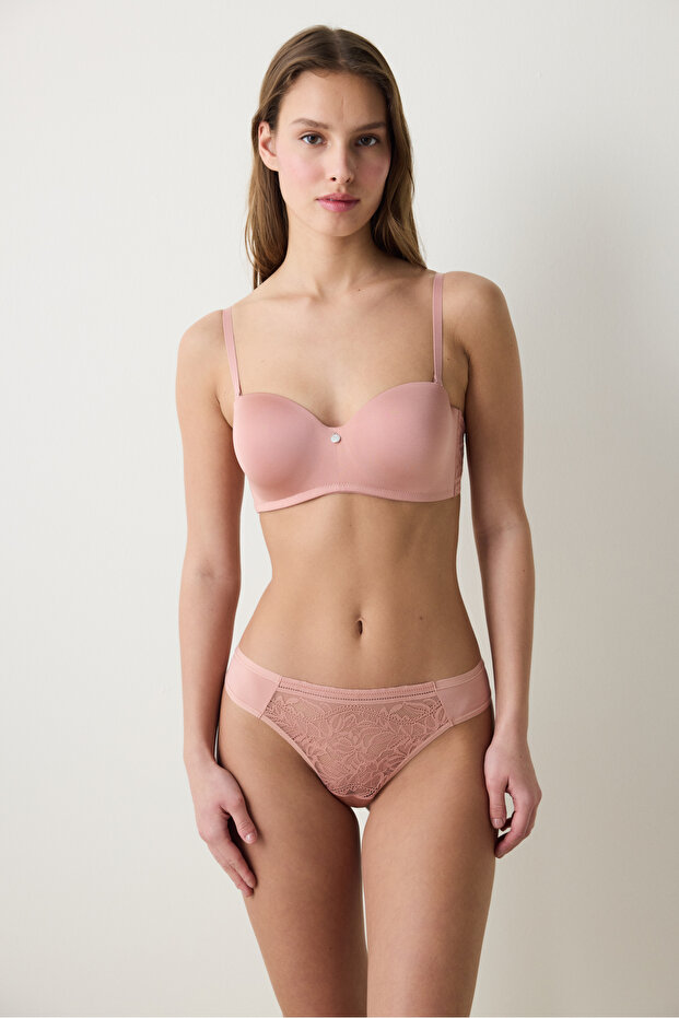 Essentials Pink Thong Panties