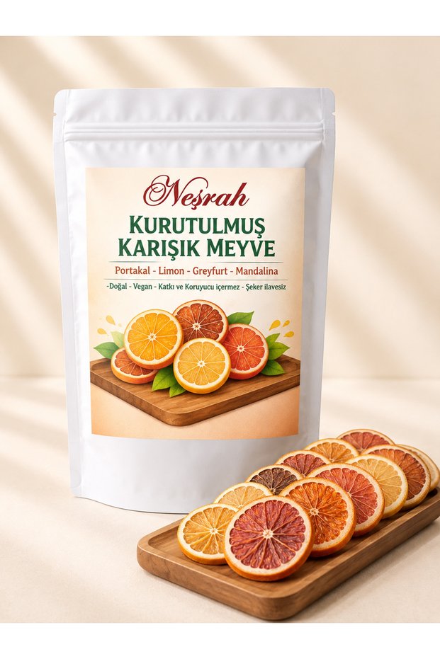 70g Dried Citrus Fruit Pack (Orange, Grapefruit, Lemon, Tangerine) Dried Fruit Without Added Sugar