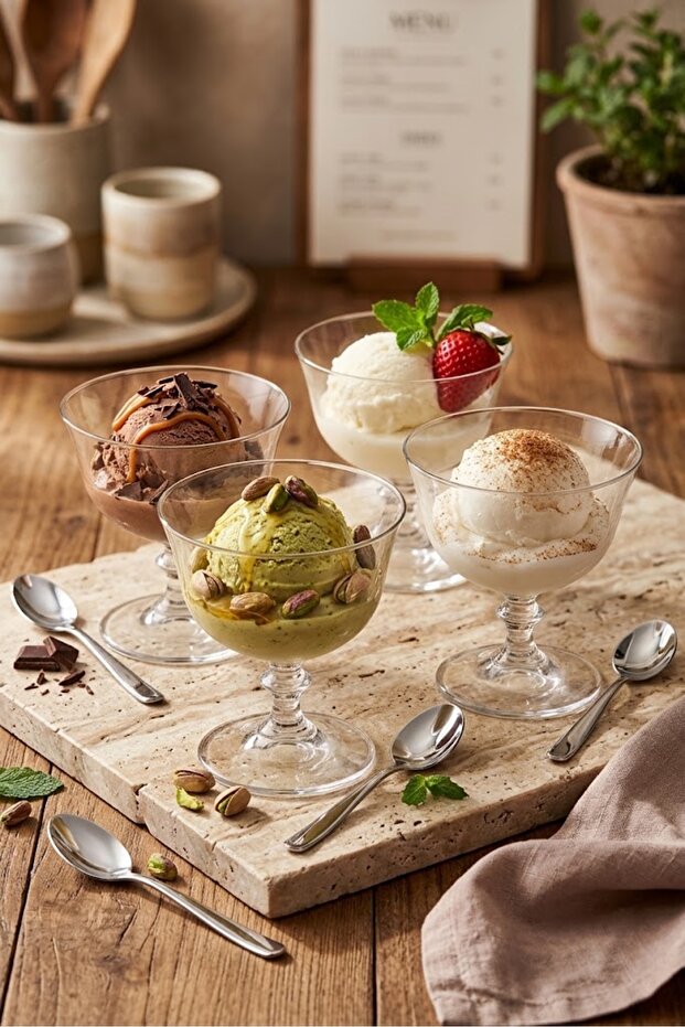 Set of 4 Dessert and Ice Cream Bowls
