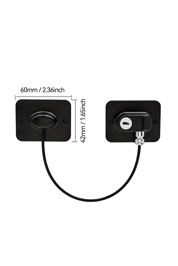 1pc Window Lock Stop Magnetic Cabinet Lock Safety Latch Door Lock Fridge Locks Window Safety Lock C
