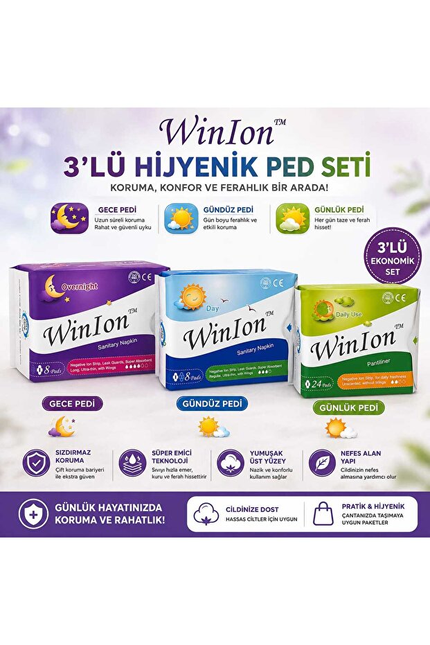Winalite Negative Ion Pad - 1 Day + 1 Day + 1 Night