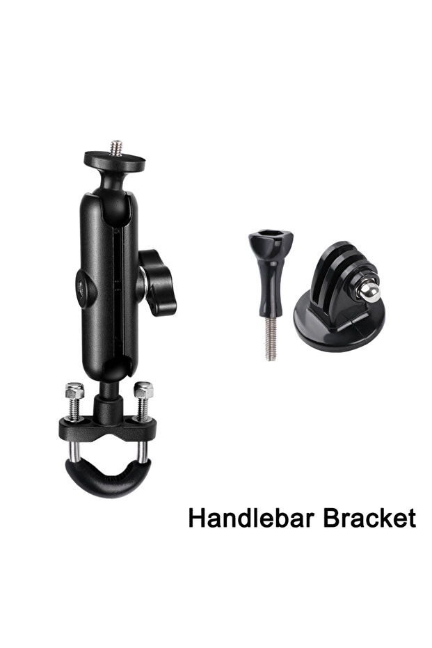 Handlebar Bracket Metal Motorcycle Bicycle Camera Holder Handlebar Mirror Mount Bike Bracket for GoP