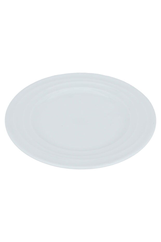 Al Saif Gallery porcelain plate, 21 cm, flat round - white