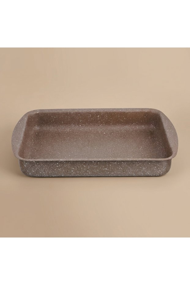 Granite Oven Tray, 30x22 cm, Rectangular - Brown