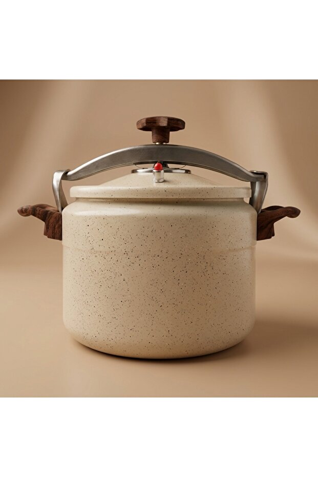 Volcano Granite Pressure Cooker, 15 Liter - Light Beige