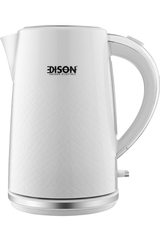 Electric Kettle, 1850-2200 Watts, 1.7 Liters, KE01316-CB - White