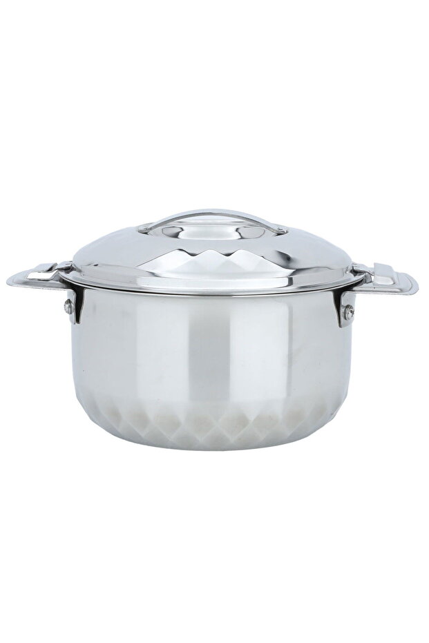 Al Saif Gallery Steel Food Container, 2500 ml - Silver