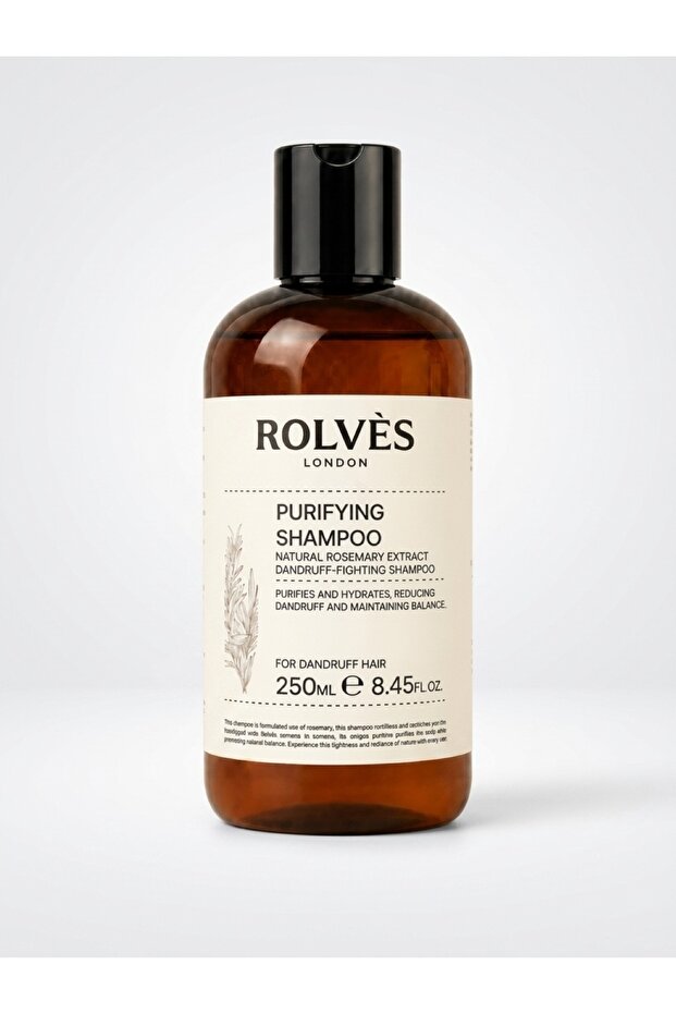 Purifying Shampoo Purifies and Moisturizes – Reduces Dandruff and Maintains Balance 250ml