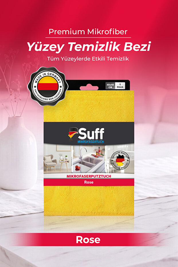 Rose Surface Cloth 40X40 | Yellow