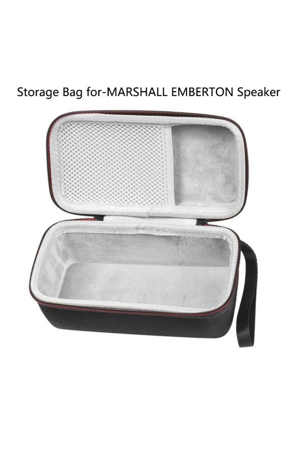 Black For MARSHALL EMBERTON Portable Speaker Cases Hard EVA Travel Carrying Bag Waterproof And Anti-