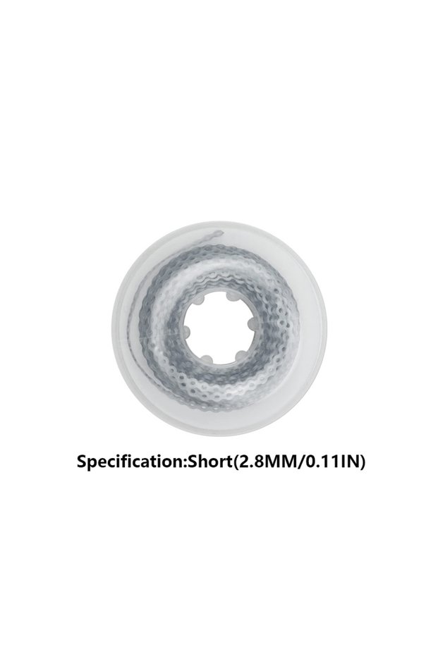 Grey - Short Dental Orthodontic Elastic Power Chain Ultra Powerchains Bands Long/Short/Continuous 1