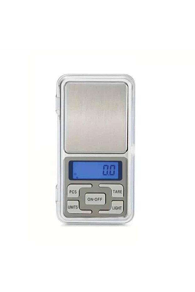 Sliver 500g/0.01g Electronic Jewelry Scale Stainless Steel Mini Pocket Scale Mobile Phone Scale, Ele