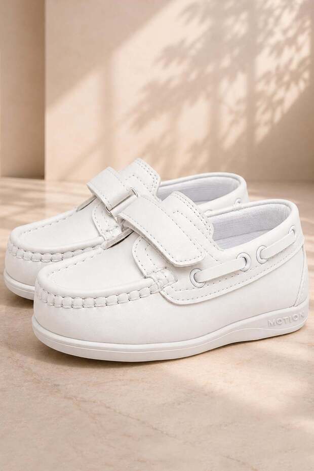Plus Feniks White Velcro Casual Summer Baby Boy Shoes