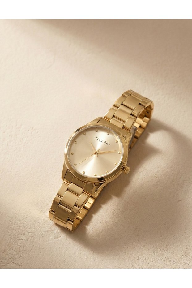 Women's Wristwatch Gold Steel 31-34 mm Quartz Mineral Glass