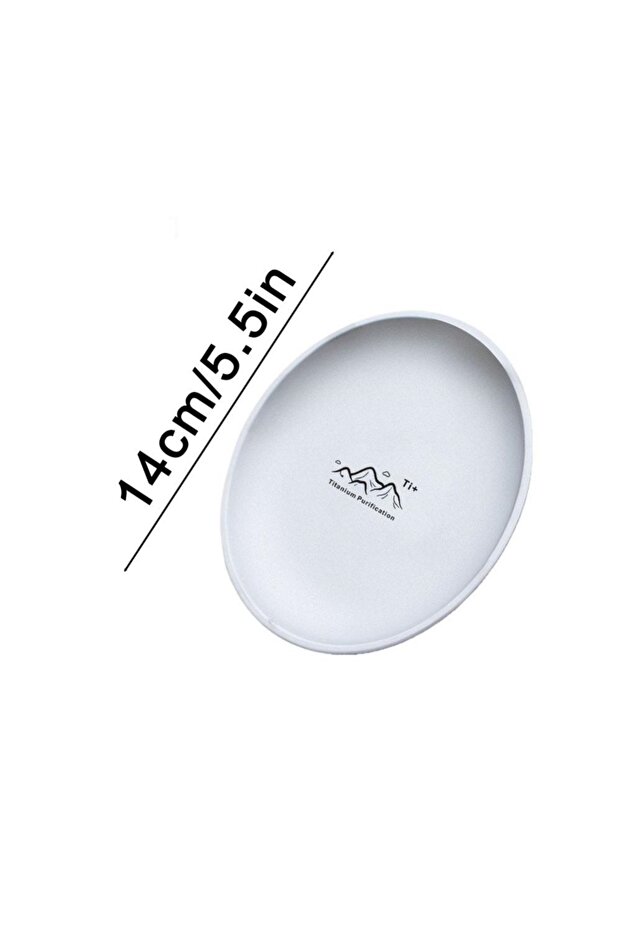 14cm Camping Plate Lightweight Camping Plate For Barbecue Home Dinnerware Round Frosted Picnic Gear