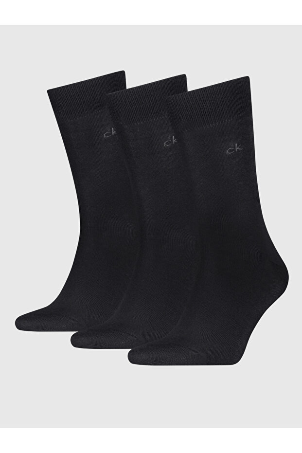 Unisex Brand Logo Black Socks Suitable for Daily Use