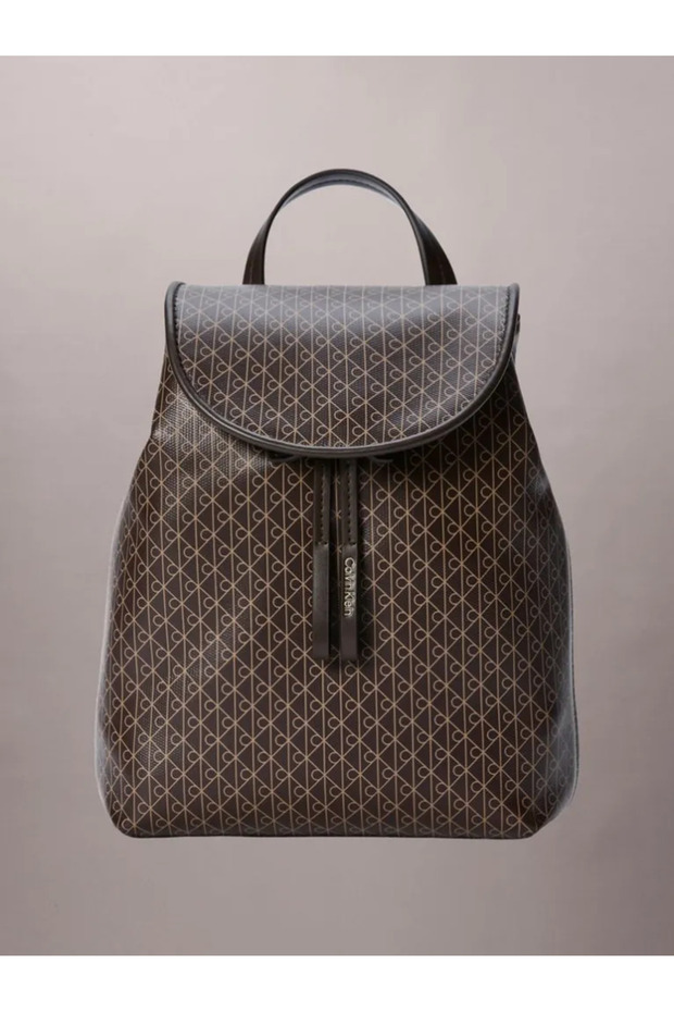 Women's Emblem Aop Mini Backpack with Stylish Modern Design