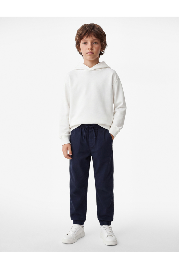 Cotton Long Sleeve Hooded Oversized School Sweatshirt