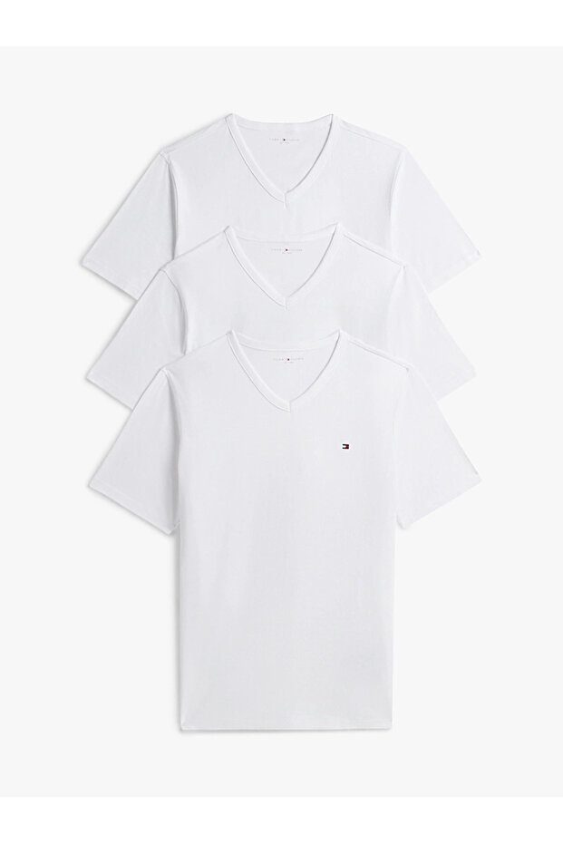 Men's Brand Logo White T-Shirt Suitable for Daily Use