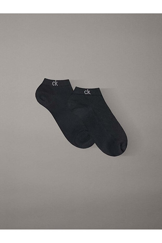 Women's Triple Pack Cotton Socks with Logo Signature in Black