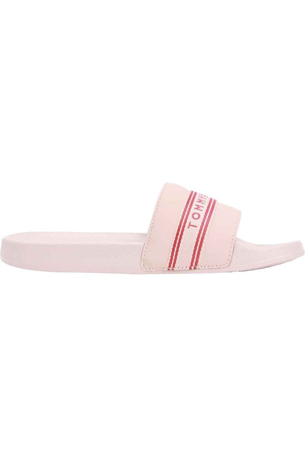 Women's Brand Logo Pink Slippers Suitable for Daily Use