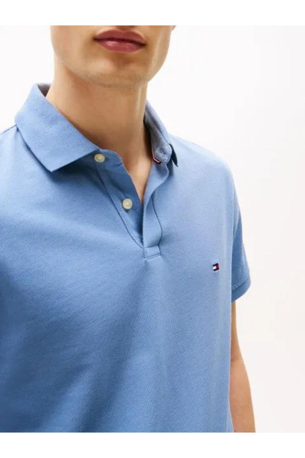 Men's Blue3 Polo Neck T-Shirt Mw0Mw17770 C2B