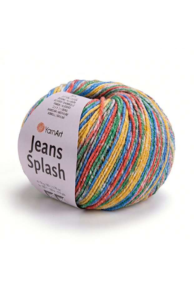 Jeans Splash - Ebruli Hand Knitting Strip Ebruli-952