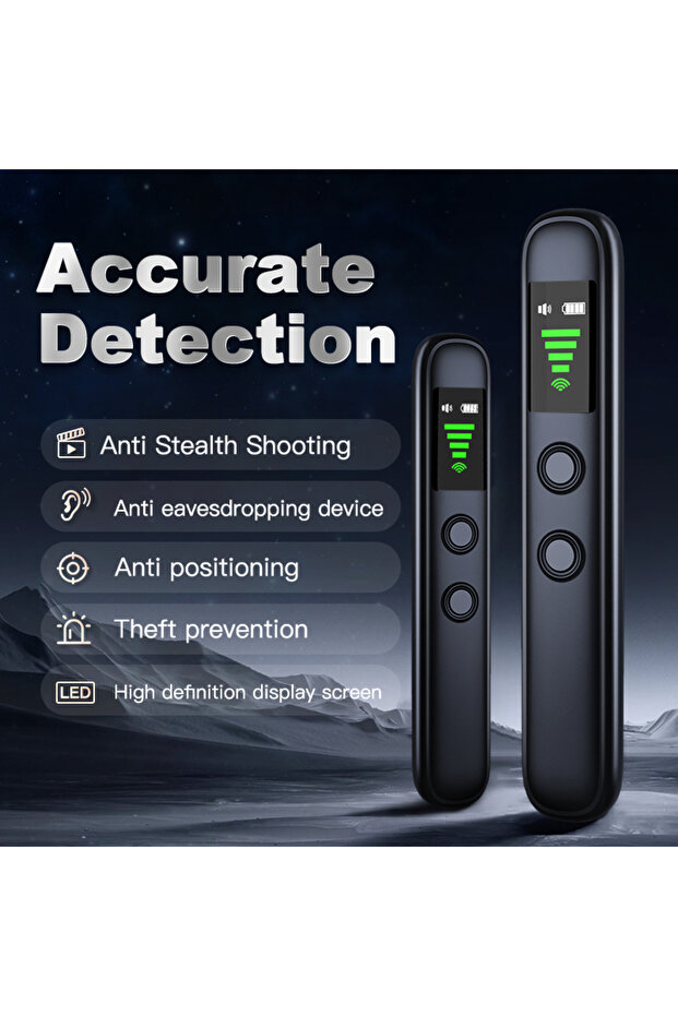 Black New T66 Infrared Camera Detector ProtectiveAlarm Multi-function Mini Wireless Signal DetectorG