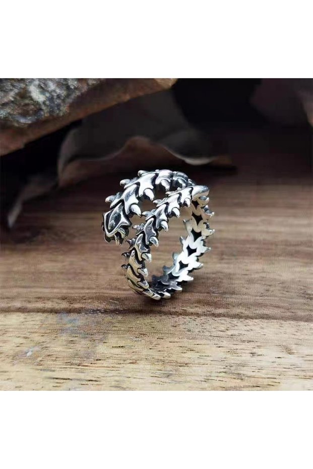 Adjustable Type1 Adjustable Centipede Ring, Stainless Steel Punk Jewelry for Women Men, Comfort Fit