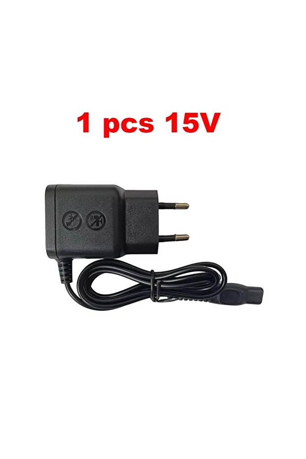 15V EU 1 PCS KVIFO 15V Wall EU Power Razor Adapter Shaver Charger For PHILIPS Norelco HQ8505 HQ8500