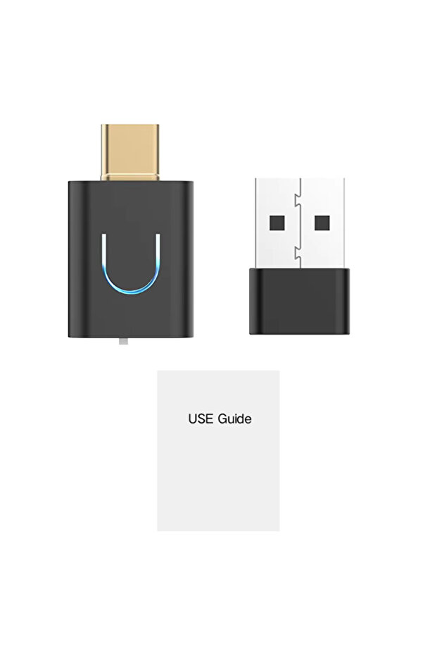 black Bluetooth 5.4 Audio Transmitter aptX-Adaptive Type-C Wireless Stereo Music Adapter w
