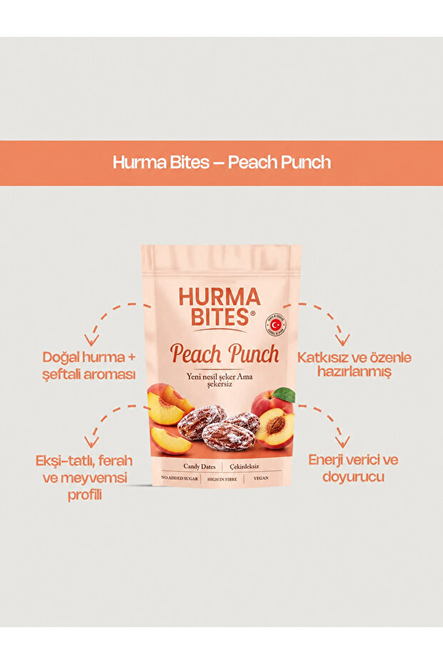 Hurma Bites Peach Punch