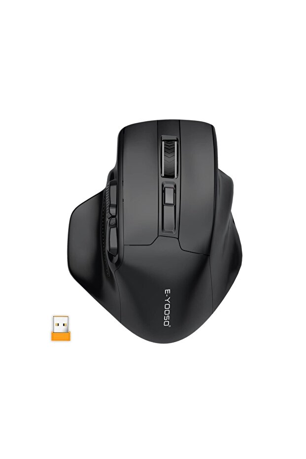 Wireless Bluetooth E-YOOSO X-31 2.4G Wireless Mouse 5-Level Adjustable 4800 DPI ,Auto Sleep and Low