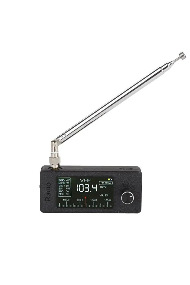 New ATS-mini V3 ABS Case SI4732 Pocket SSB Mini Radio LSB USB AM FM Radio Receiver ESP32S3 With Head