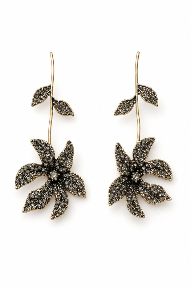 Dangle Flower Earrings