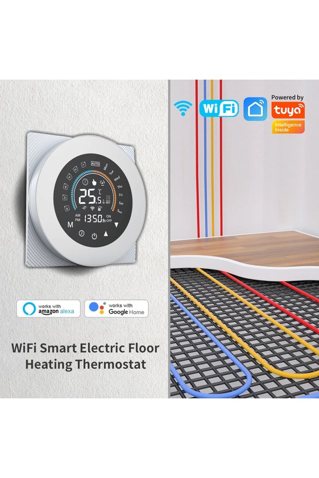 Other WiFi ElectricHeating Tuya Smart Life Wifi Thermostat for Water Electric Floor Heating Gas Boil