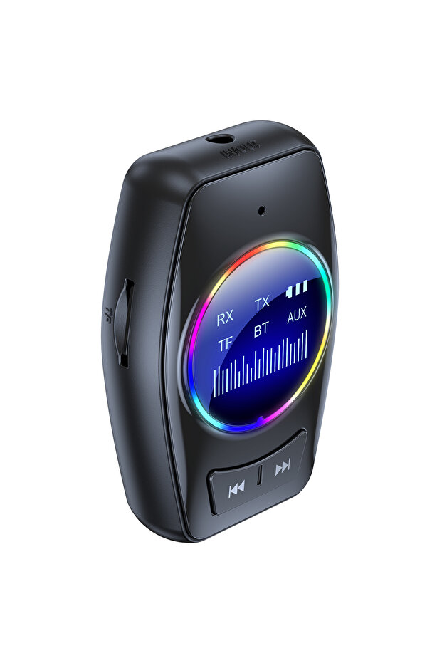 GT-78 AUX Bluetooth 5.4 Audio Adapter Receiver Transmitter 4 in 1 With Display Screen Support TF Car