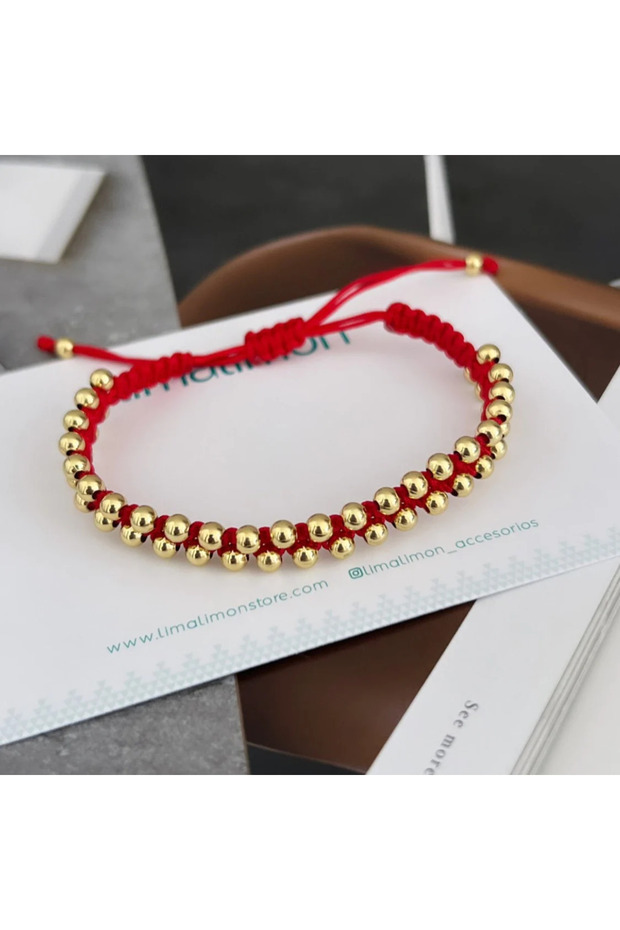 JSS220033C KKBEAD Handmade Braided Bracelets For Women Couple Jewelry Gift Gold Plated Beads Bracele