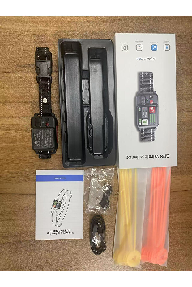 BLACK Smart GPS Pet Electronic Fence - New Model Wireless Dog Containment System with Outdoor Waterp