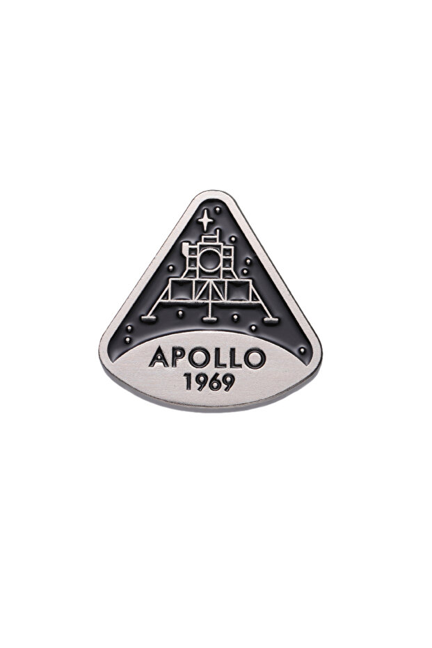 XZ8291 Space Program Astronauts Enamel Pins Apollo 11 Lunar Module 1969 Brooches Backpack Lapel Badg