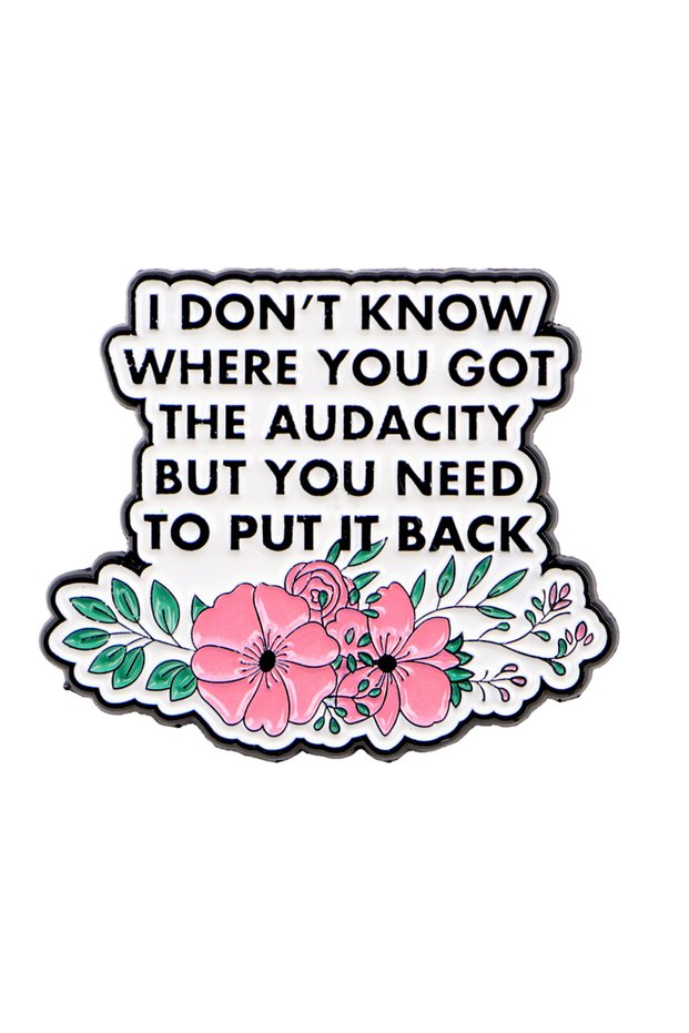 8 I DON'T KNOW Brooches For Women Letter Enamel Pin Quotes Metal Badge Jewelry Clothing Backpack Ac.