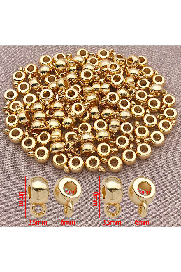 10pcs style 2 3/10/15pcs 18K Copper Plated Real Golden Thick Silvery White Golden Three-Way Connecto