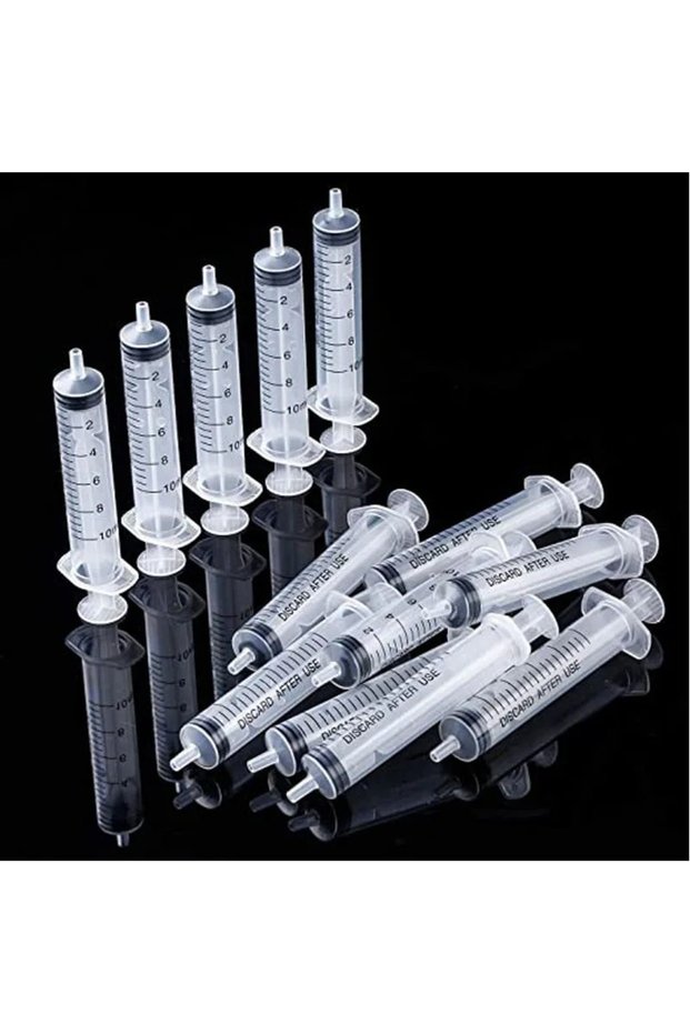 A0127-20pcs 10ml There Is No Needle Included! 5, 10, 20, 50, 100Pcs Reusable 10ML Plastic Nutritiona