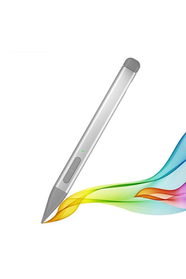 قلم فضي رفيع 2 لجهاز Surface Pro 8 و9 (4096) مزود بخاصية رفض راحة اليد، قلم حبر، قلم لمس لجهاز Surface Laptop، مناسب للدراسة