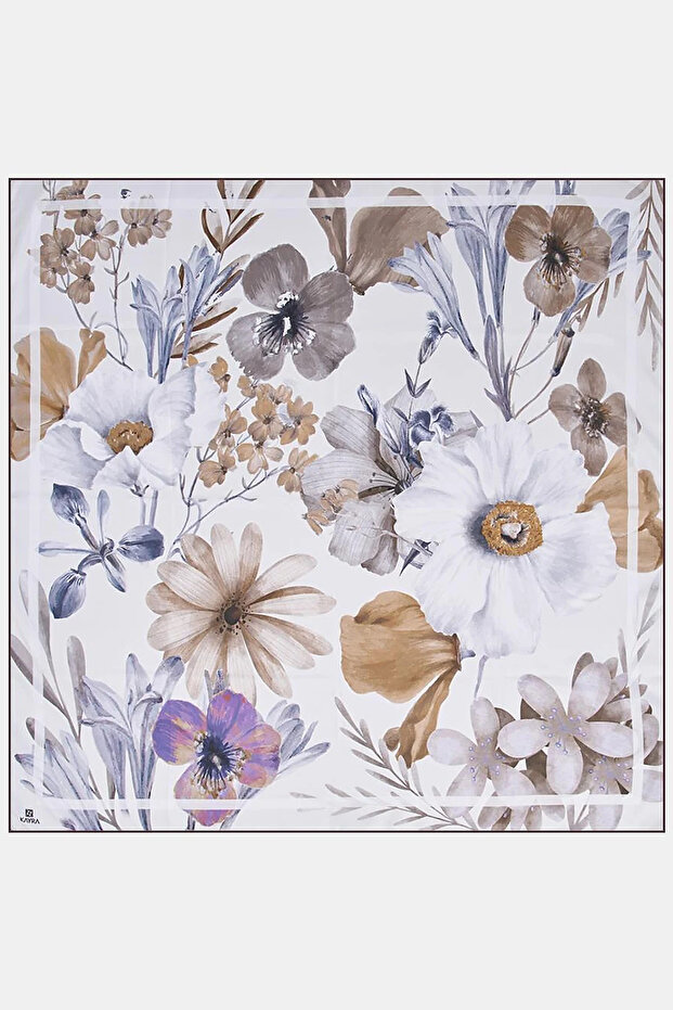 Floral Patterned Scarf Stone