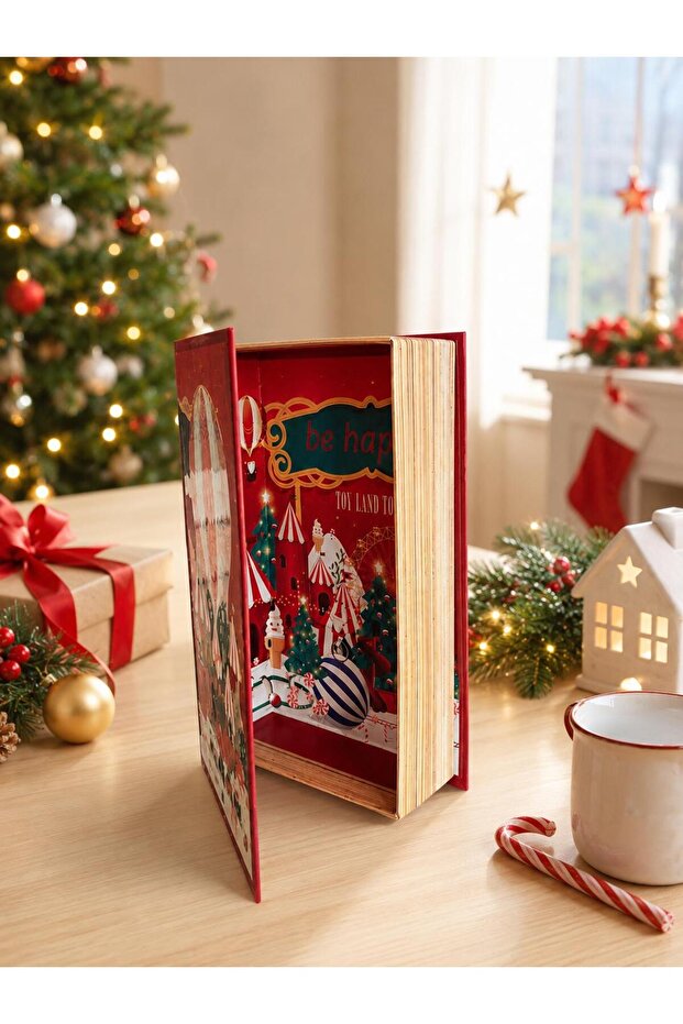 Red Balloon Christmas Book Box